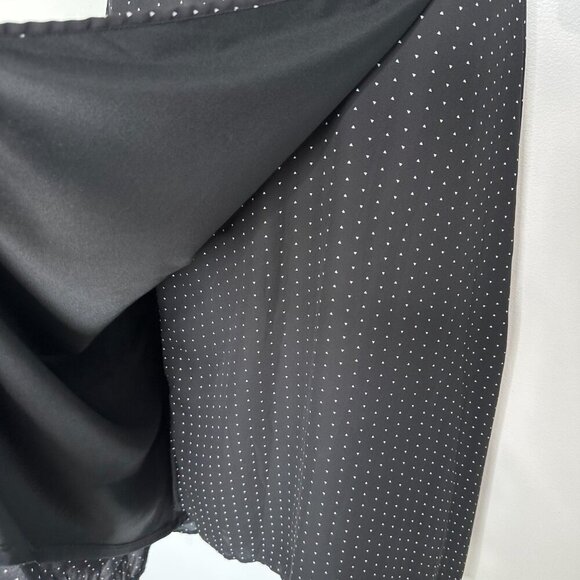 Lulus Midi Wrap Dress Farrah Black Print Size XL - Picture 5 of 11